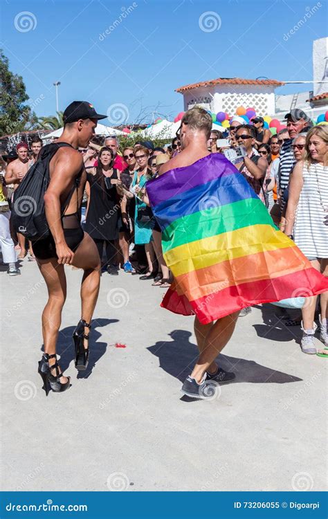 Orgullo De La Lesbiana Del Gay Del Bisexual Y De Los Transexuales Imagen Editorial Imagen De