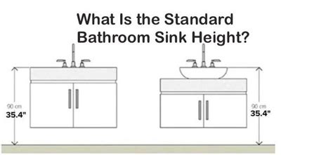 Standard Bathroom Sink Height