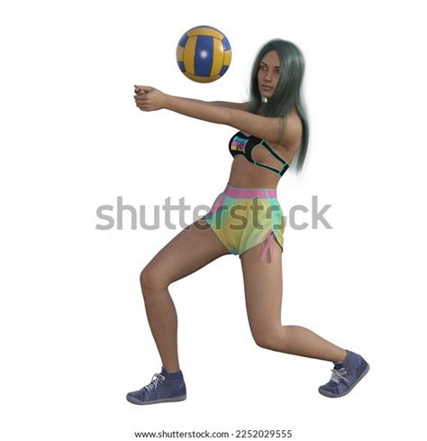 Sexy Bikini Girl Transparent D Illustration Stock Illustration Shutterstock
