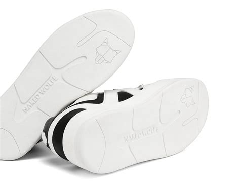 Gi Y Naked Wolfe Slide Black White Combo Authentic Shoes