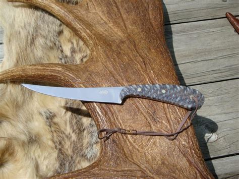 Custom Mab Spruce Cone Handle Fillet Knife Mab Custom Knives