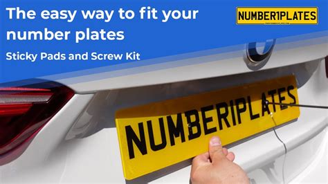 How To Fit Number Plate Holder At William Christy Blog