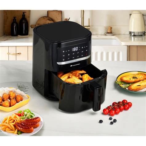 Friteuse à Air Sans huile CONTINENTAL EDISON FRSH1400B 4 5 L Noir