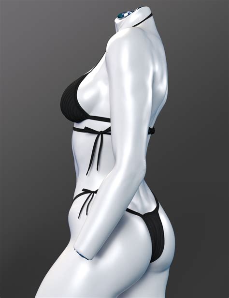X Fashion Good Vibes Bikini For Genesis 9 Daz 3D
