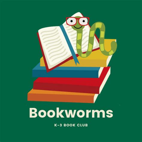 Bookworms Logo Norfolk Public Library