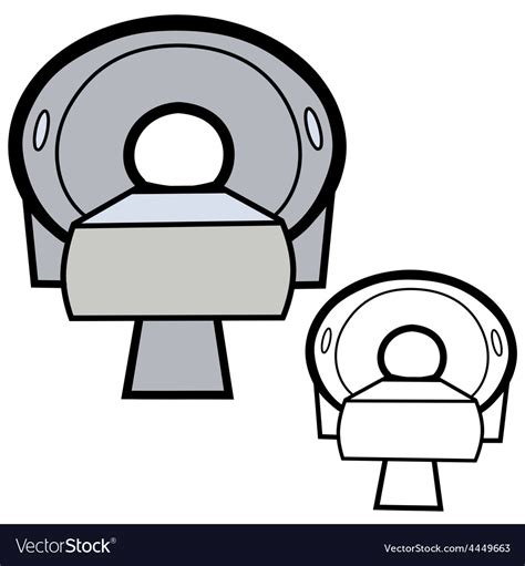 Ct Scanner Royalty Free Vector Image Vectorstock