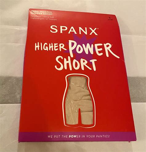 Brand New Womens Spanx Higher Power Short Size Small Soft Nude Value R Gym Apparel For Women