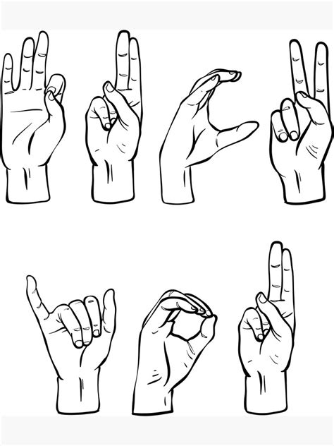 Fuck You Sign Language Metal Print For Sale By Seanmjohnson Redbubble