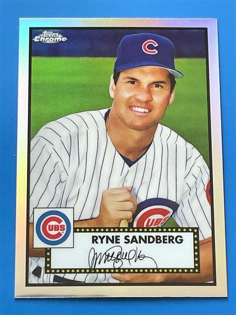 Topps Chrome Platinum Anniversary Refractor Ryne Sandberg