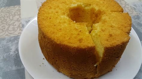 Orange Sponge Cake Homemade Recipe Simple Easy YouTube