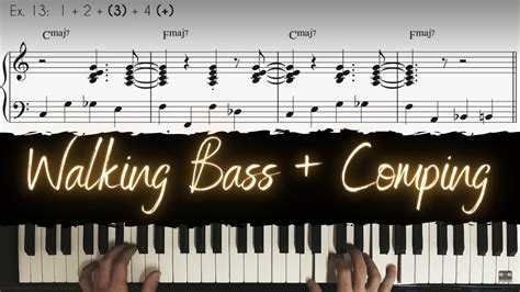 24 Rhythm And Comping Exercises Jazz Piano Lesson 2 Youtube