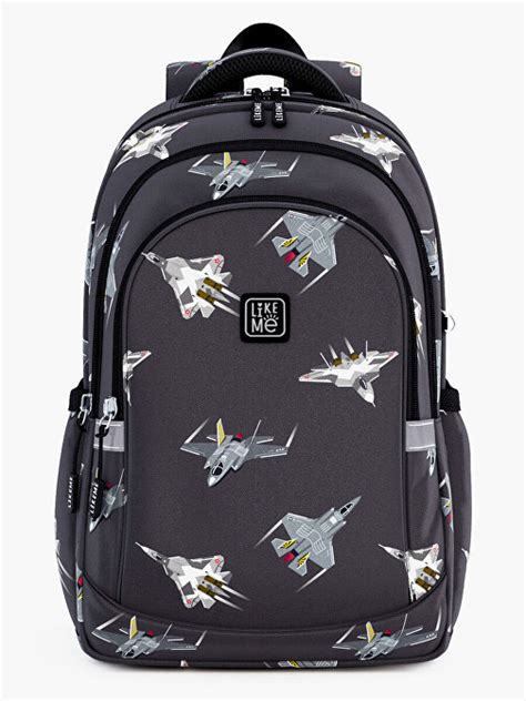 Школьный ортопедический рюкзак Like.Me School Истребители