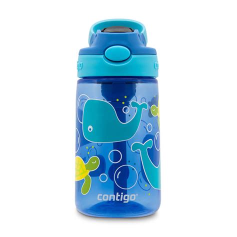 Contigo Aubrey Water Bottle Pp 14oz 414ml Gummy Blue Raspberry W