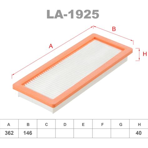 Фильтр воздушный LYNXauto LA-1925 - выгодная цена, отзывы ...