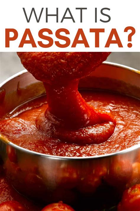 What Is Passata? - Liana's Kitchen