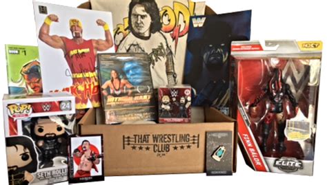 That Wrestling Club Wrestling Merchandise Crate Unboxing Photos