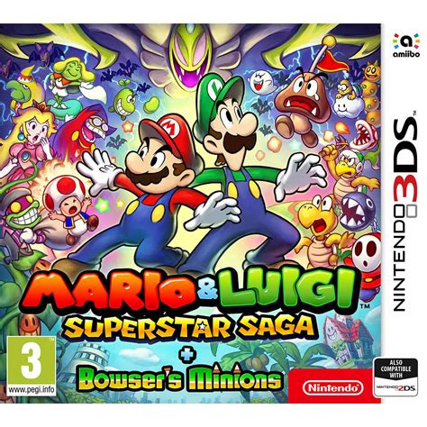 Mario & Luigi Superstar Saga + Bowser's Minions Nintendo 3DS - Zavvi US