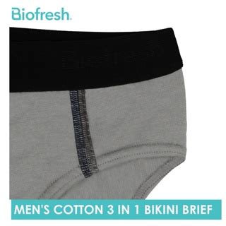 Biofresh Men S Antimicrobial Cotton Bikini Brief Pieces In A Pack UMBKG Shopee Philippines