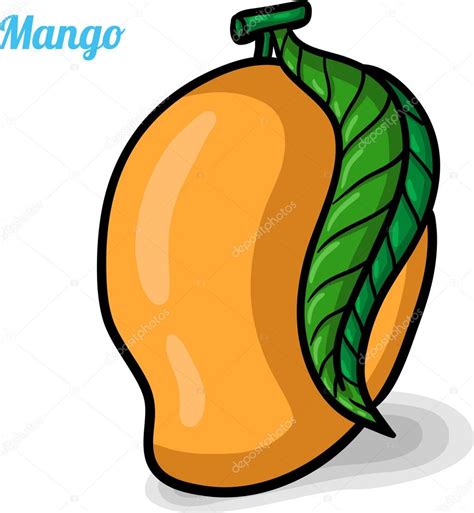 Mango Fruta Fresca Vector De Stock Katevogel