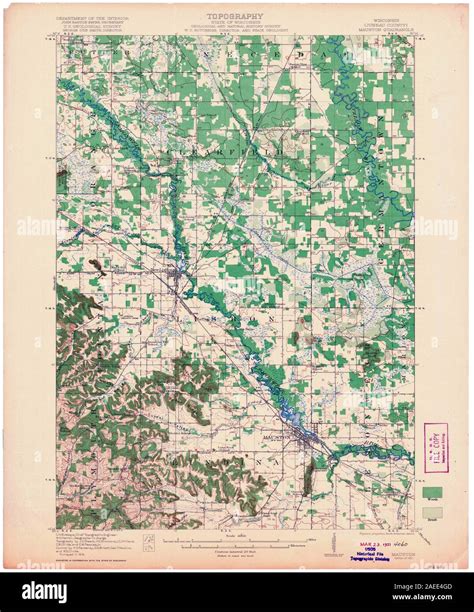 Map Of Mauston Hi Res Stock Photography And Images Alamy