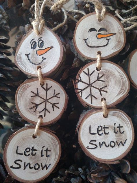 Log Slice Chalkboard Ornaments Artofit