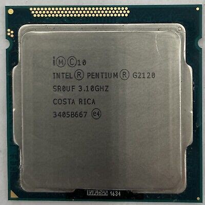 Intel Pentium G2120 Desktop CPU Processor- SR0UF | eBay