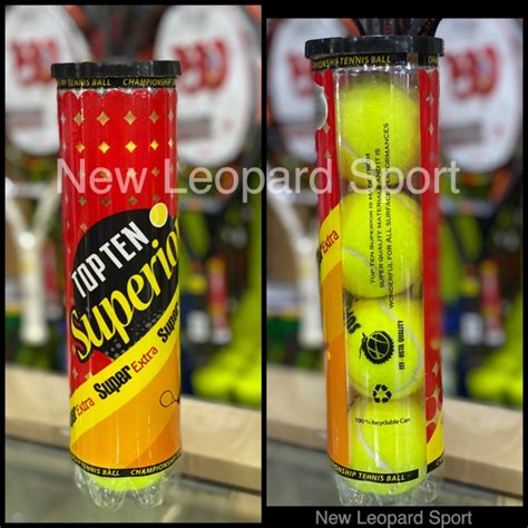 jual tennis ball bola tenis top ten isi  jml shopee indonesia
