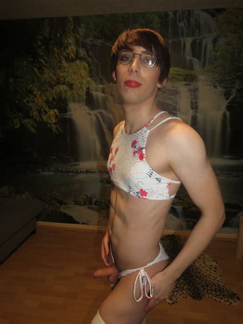 Sissy Faggot White Bikini 25 Pics XHamster