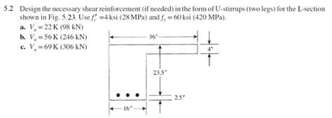 Solved 2 Design the necessary shear reinforcement (if | Chegg.com