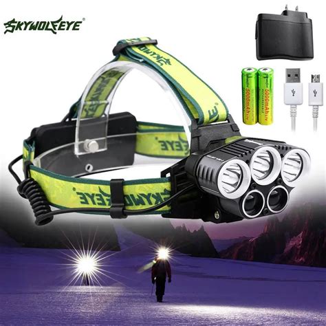 Skywolfeye Lm T Led Headlamp Usb Rechargeabel Headlight