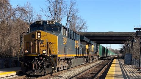Csx Mixed Freight Train Youtube