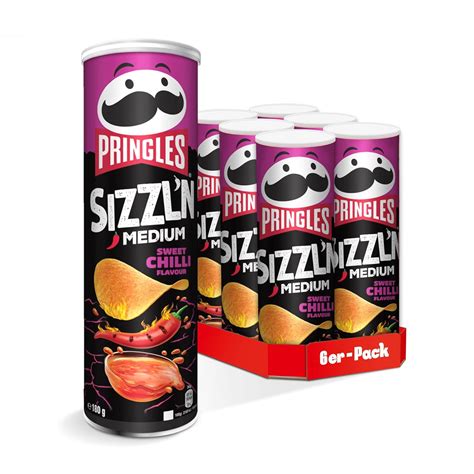 Pringles Sizzl'n Sweet Chilli Flavour (6 x 180 g) – der ...