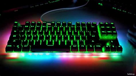 Motospeed K87S prezentacja podświetlenia - YouTube