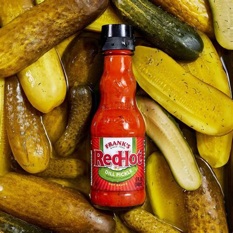 Frank S RedHot Dill Pickle Hot Sauce The Green Head