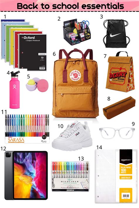 Back To School Essentials Back To School Essentials School Backpack