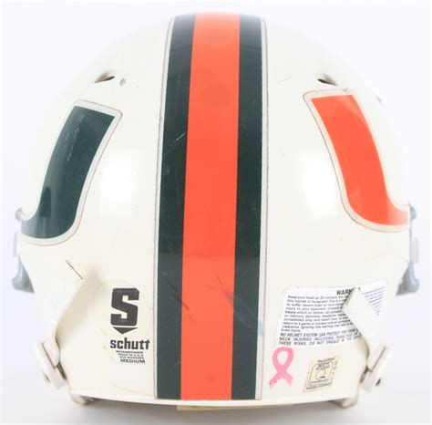 Lot Detail 2011 Miami Hurricanes Game Worn Helmet Mears Loa