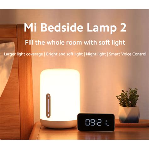 Xiaomi Mi Bedside Lamp 2 | Smart Voice Control | Mi Home App Control ...