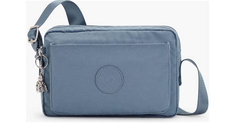 Kipling Abanu Medium Cross Body Bag In Blue Lyst UK