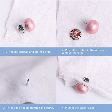 Pcs Boutons De Broche De Chemise S Curit Vegcoo Broche De S Curit