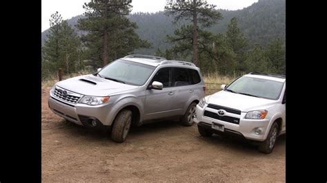 Toyota Rav Vs Subaru Forester Muddy Mashup Review Youtube