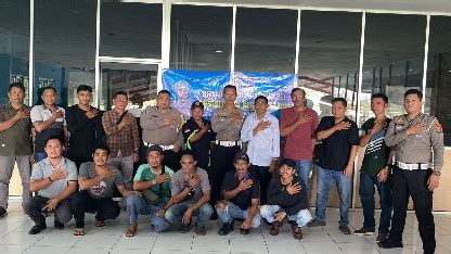 Sasar Komunitas Sopir Truk Dit Lantas Polda Babel Gelar Sosialisasi