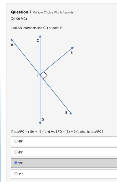 Question Multiple Choice Worth Points Mc Line A B