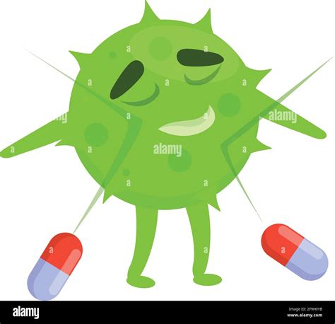 Epidemic Antibiotic Resistance Icon Cartoon Of Epidemic Antibiotic