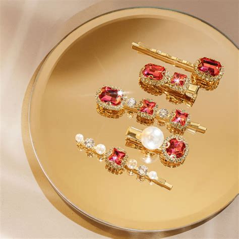 coco hair clip set fucshia  nest hair boutique