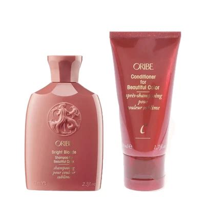 Oribe Bright Blonde Shampoo For Beautiful Color 2 5 Oz Oribe Bright Blonde Conditioner For