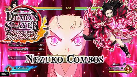 Nezuko Combos Demon Slayer Hinokami Chronicles Youtube