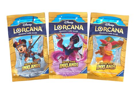 1 Booster Pack Disney Lorcana Set 3 Into The Inklands Kantocards