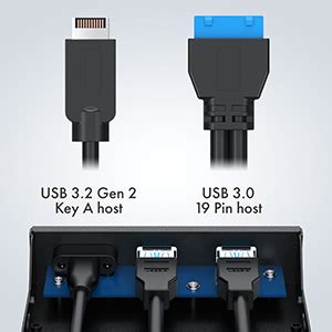 GRAUGEAR 6 Schnittstellen Front Panel In 3 5 Zoll USB3 2 Gen2 2x2