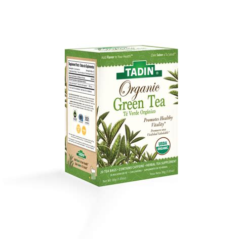 organic green tea tadin herb tea