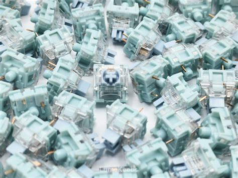 Lubed Switches: TTC Bluish White Tactile Silent Switches | LumeKeebs ...